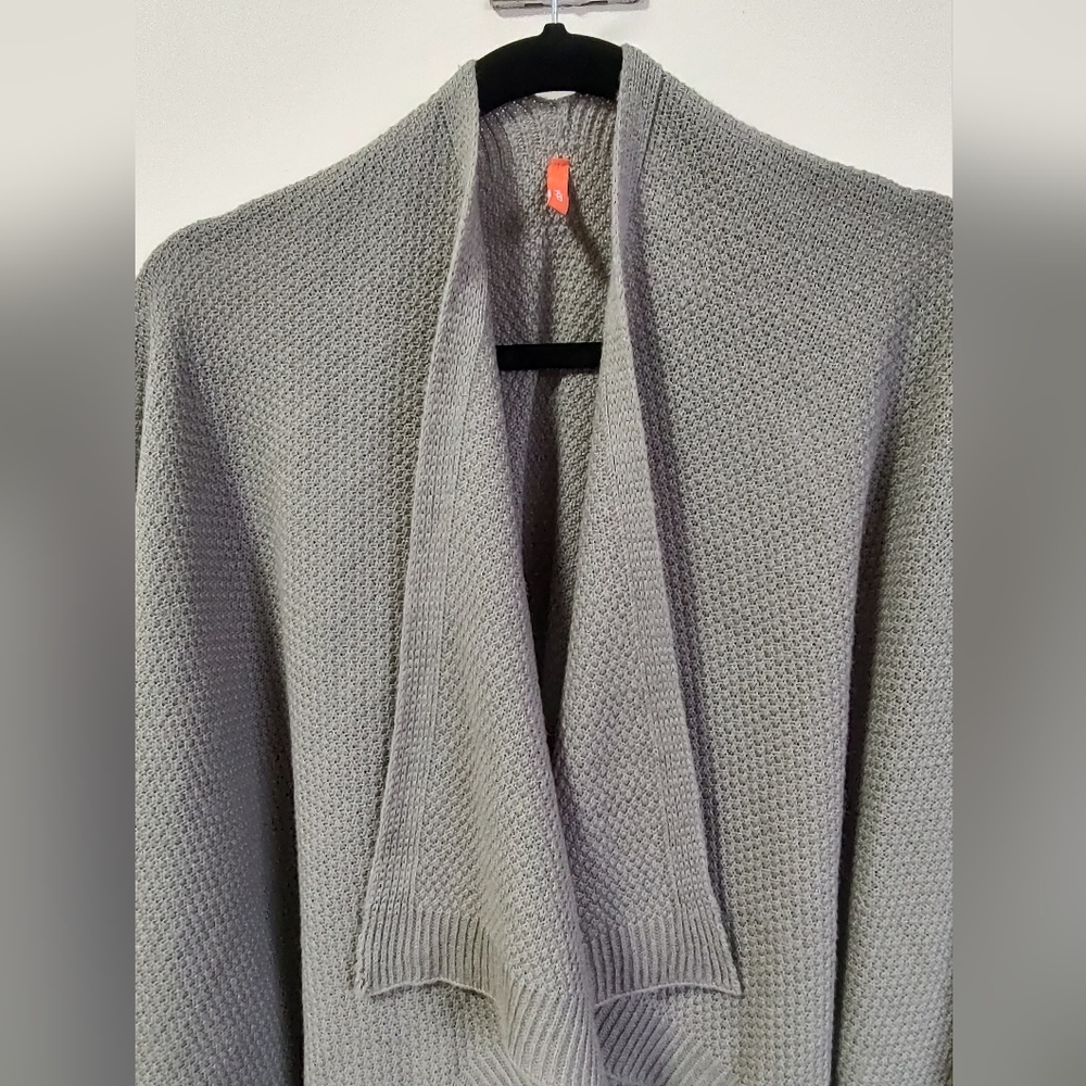 Verloop Shawl Wrap Shrug Knit Scarf Cover Up Grey Pink Blue Poncho Cardigan OS - Picture 6 of 15
